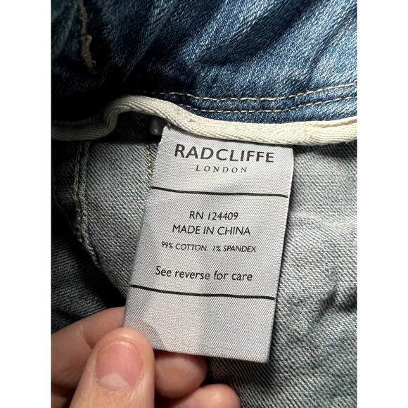 Radcliffe London flare high rise jeans womens 30 y2k retro 90s kawaii flared - Picture 7 of 10